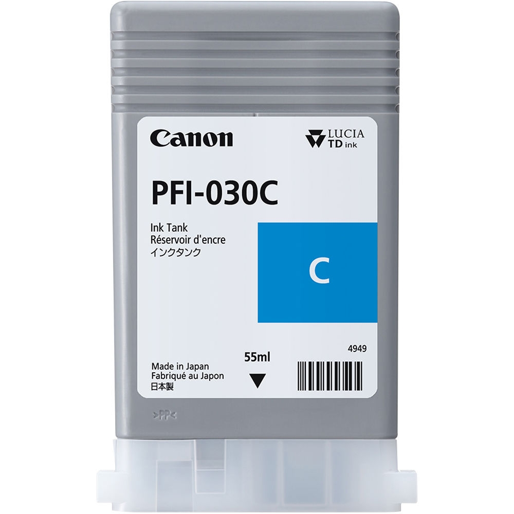 Ink for plotter Canon PFI-030, Cyan