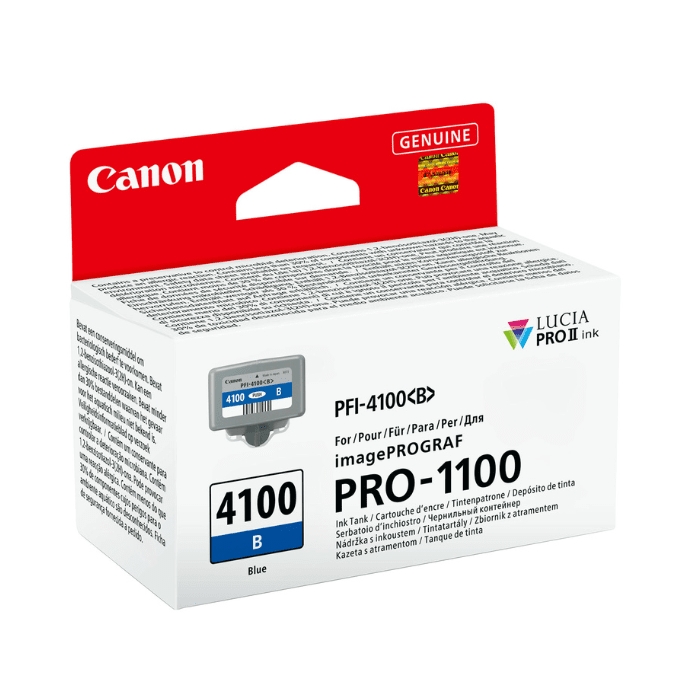 Мастило за плотер Canon PFI-4100 Blue