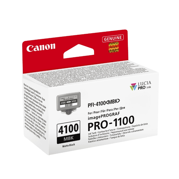 Мастило за плотер Canon PFI-4100 Matte Black