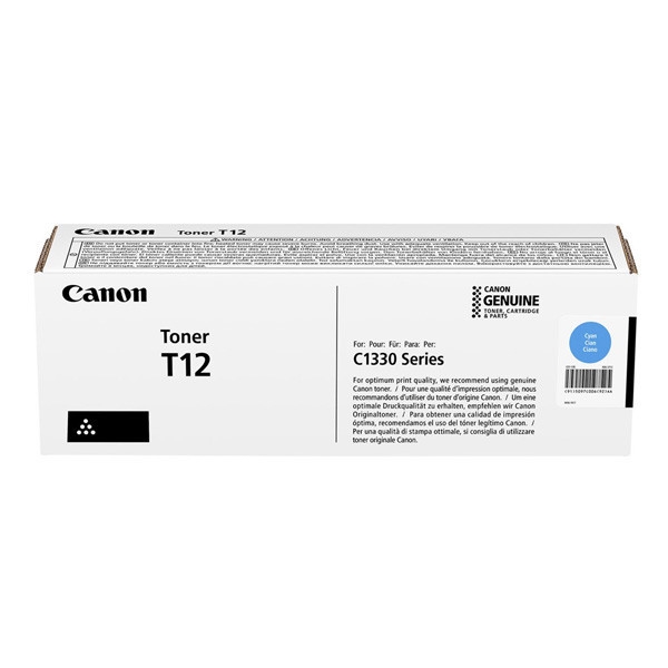 Тонер касета Canon Toner T12, Cyan