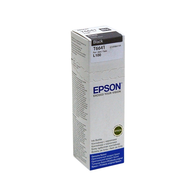 Мастило за принтер Epson T6641 Black бутилка 70ml