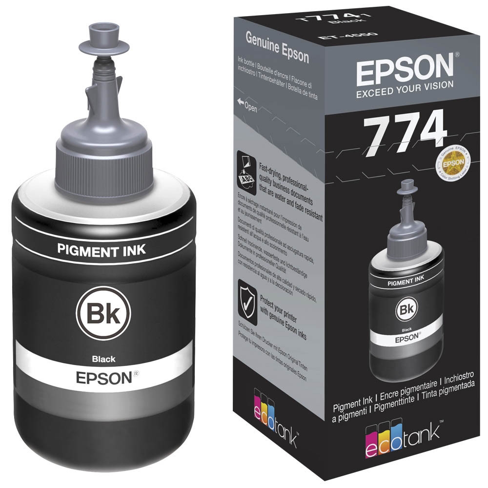 Мастило за принтер Epson T7741 Pigment Black бутилка 140ml