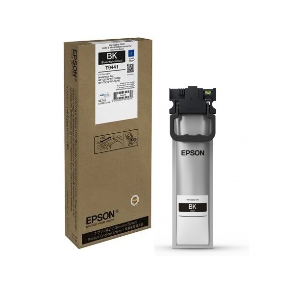 Ink for printer epson wf-c5xxx series  l black