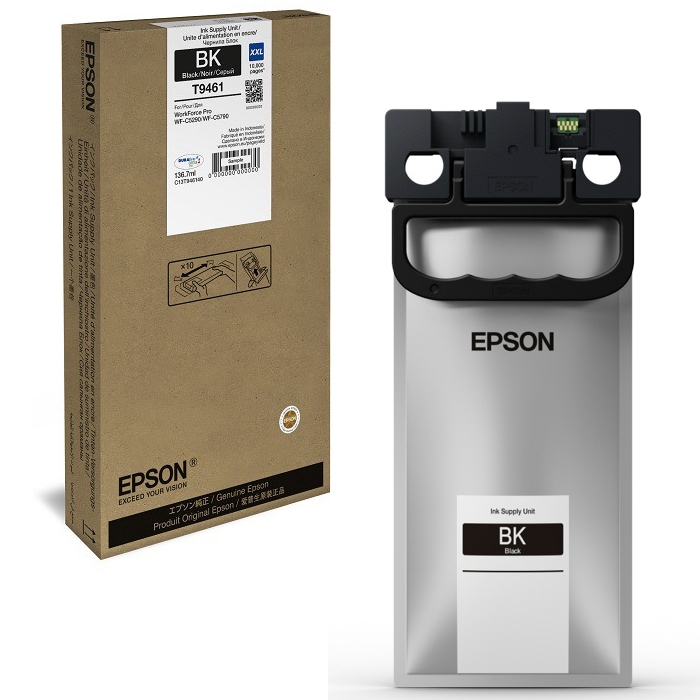 Ink for printer epson wf-c5x90 series  xxl black