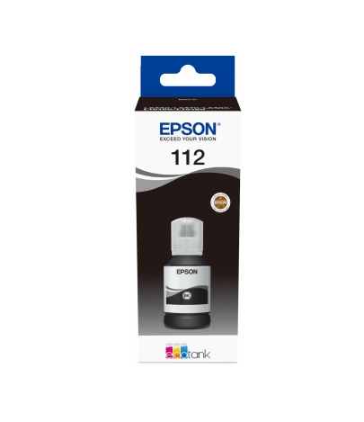 Ink for printer epson 112 ecotank pigment black bottle