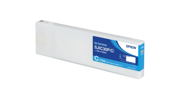 Ink for printer Epson SJIC30P(C) ColorWorks C7500G (Cyan)