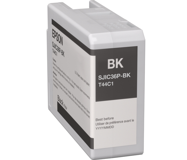 Ink for printer Epson SJIC36P(K) ColorWorks C6500/C6000 (Black)