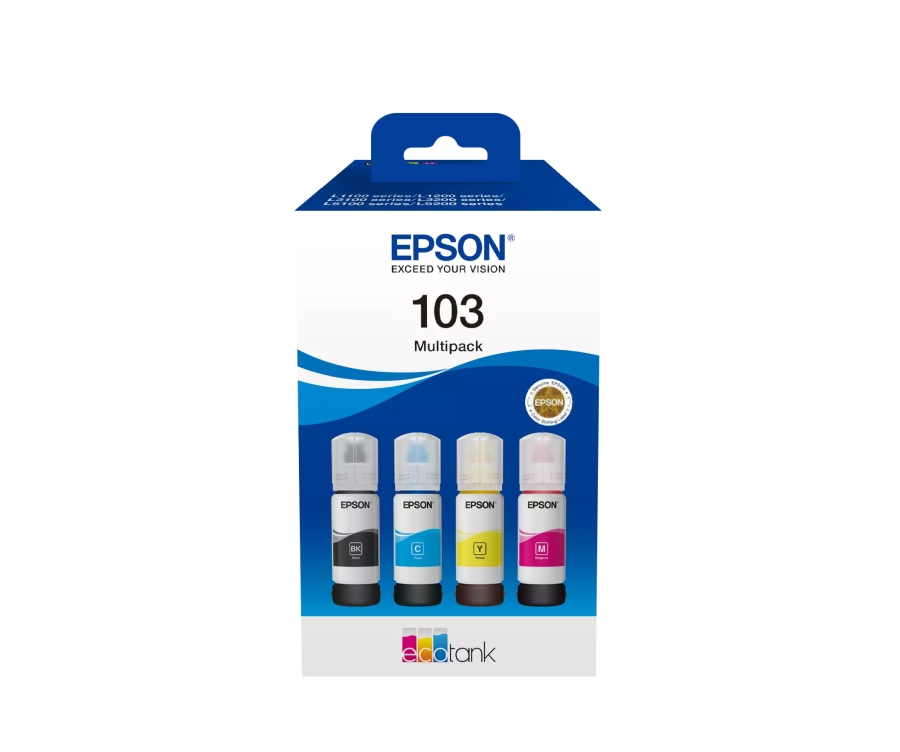 Мастило за принтер Epson 103 EcoTank 4-colour Multipack