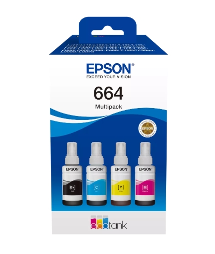 Ink for printer Epson 664 EcoTank 4-colour multipack