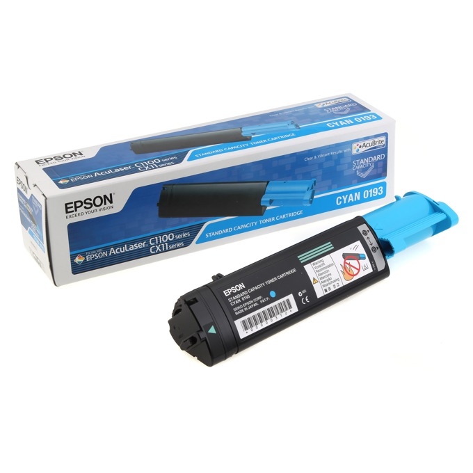 Тонер касета Epson Cyan C1100 Standard Cap