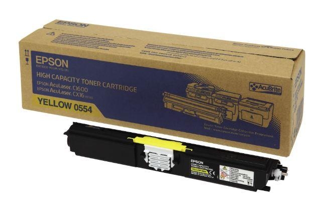 Тонер касета Epson Aculaser C1600/ CX16 Yellow 2.7k