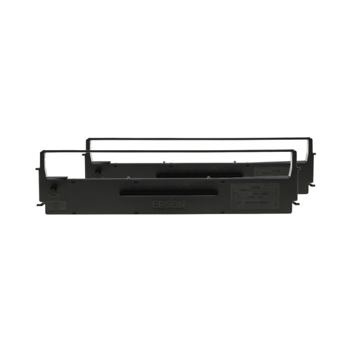 Consumable epson lx-350/300+/300 sidm black ribbon, dualpack