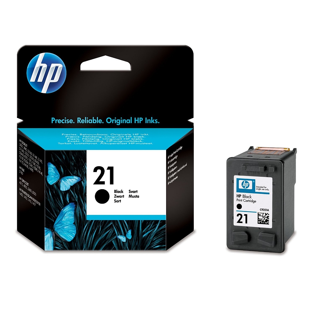 Мастило за принтер HP 21 Black Inkjet