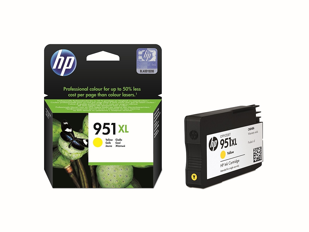 Ink for printer hp 951xl yellow officejet