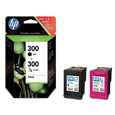 Мастило за принтер HP 300 Combo-pack Black/Tri-color (замества и hp 901)