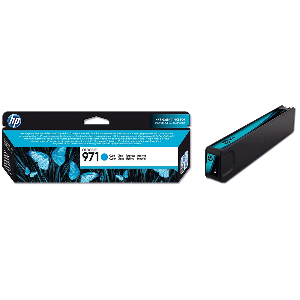 Ink for printer hp 971 cyan original