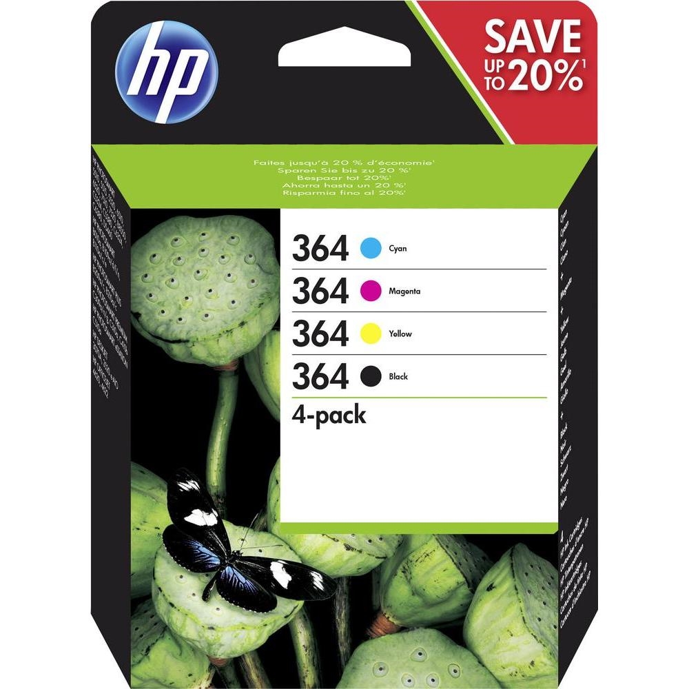 Мастило за принтер HP 364 CMYK  Combo 4-Pack