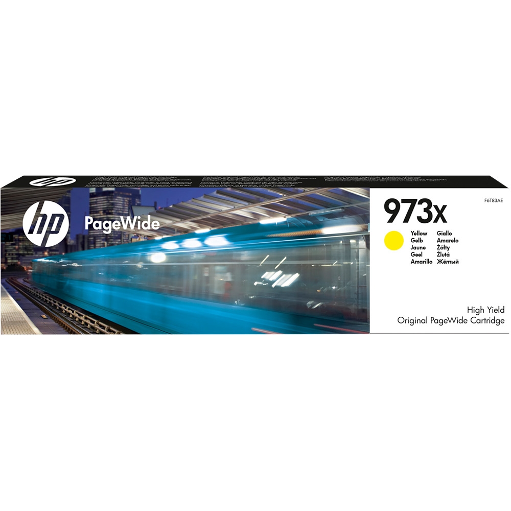 Ink for printer hp 973x high yield yellow original pagewide