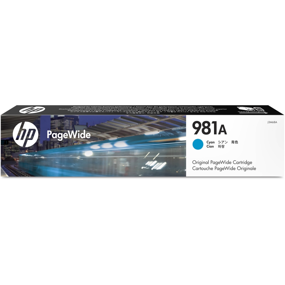 Ink for printer hp 981a cyan original pagewide