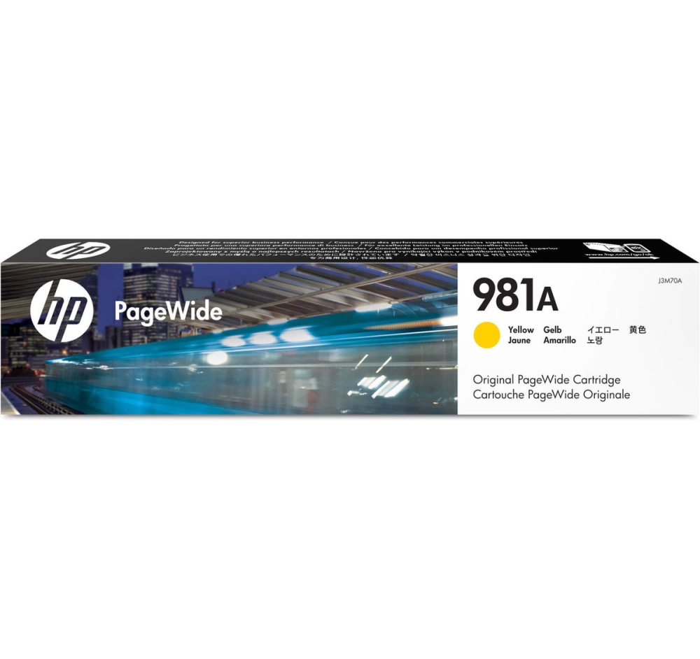 Ink for printer hp 981a yellow original pagewide