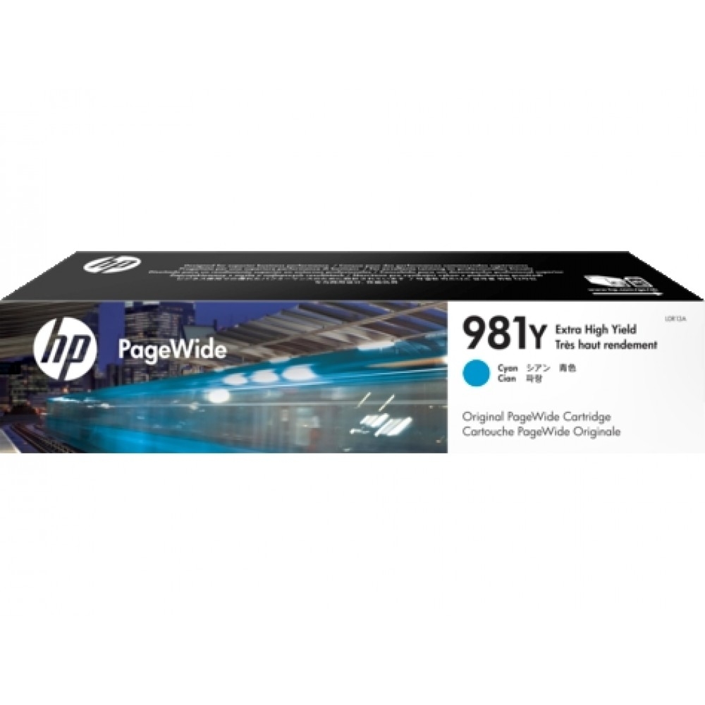 Ink for printer hp 981y extra high yield cyan original pagewide