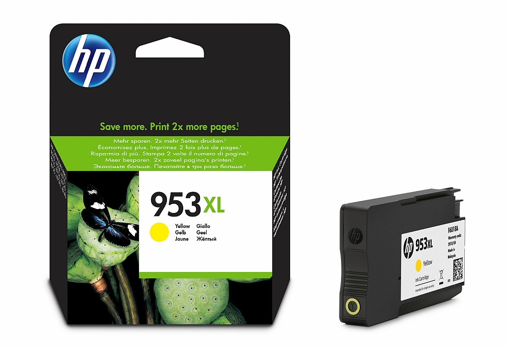 Ink for printer hp 953xl high yield yellow original