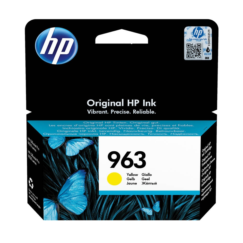 Ink for printer hp 963 yellow original