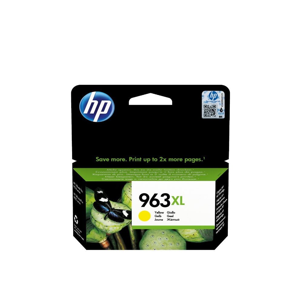 Ink for printer hp 963xl high yield yellow original