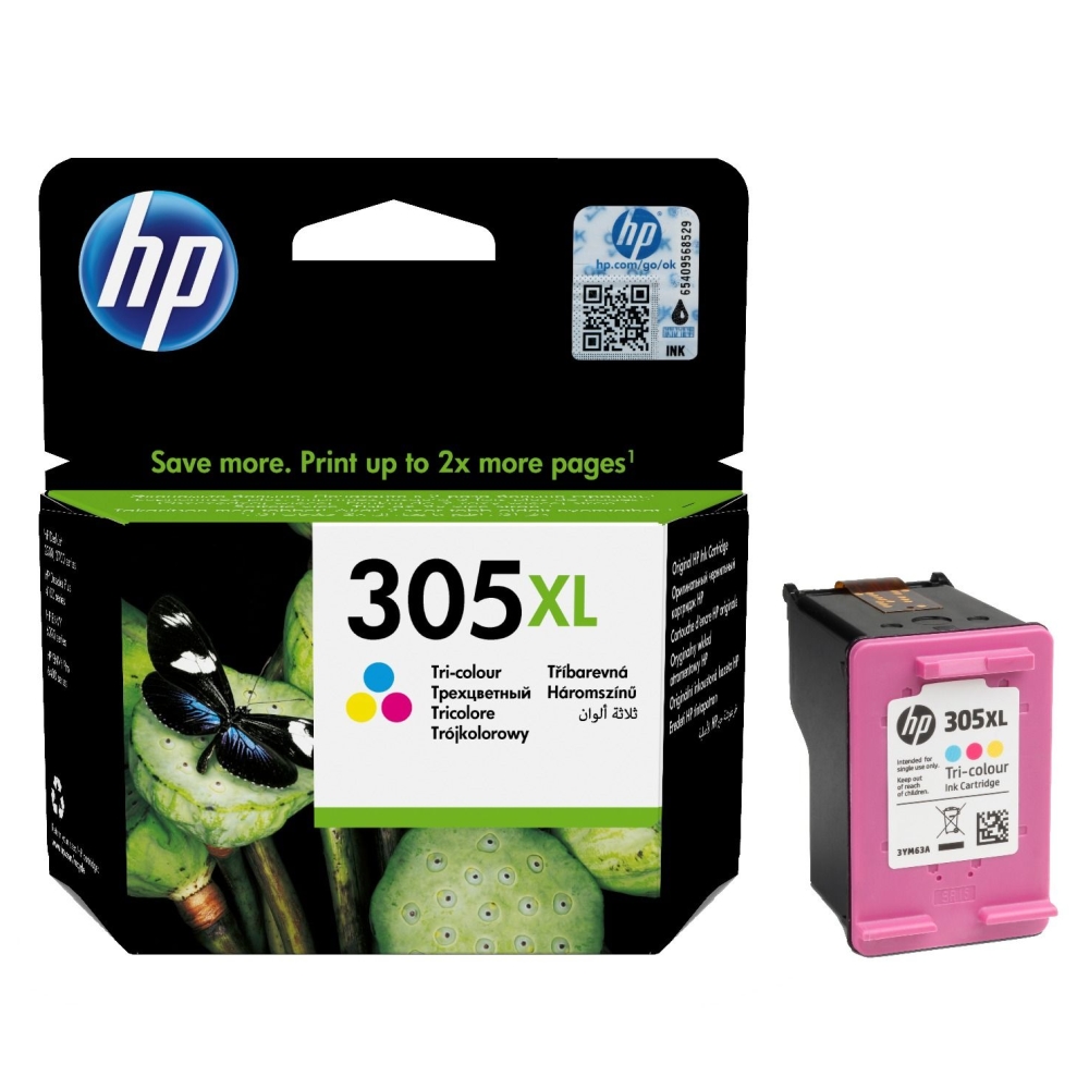 Мастило за принтер HP 305XL High Yield Tri-color Original