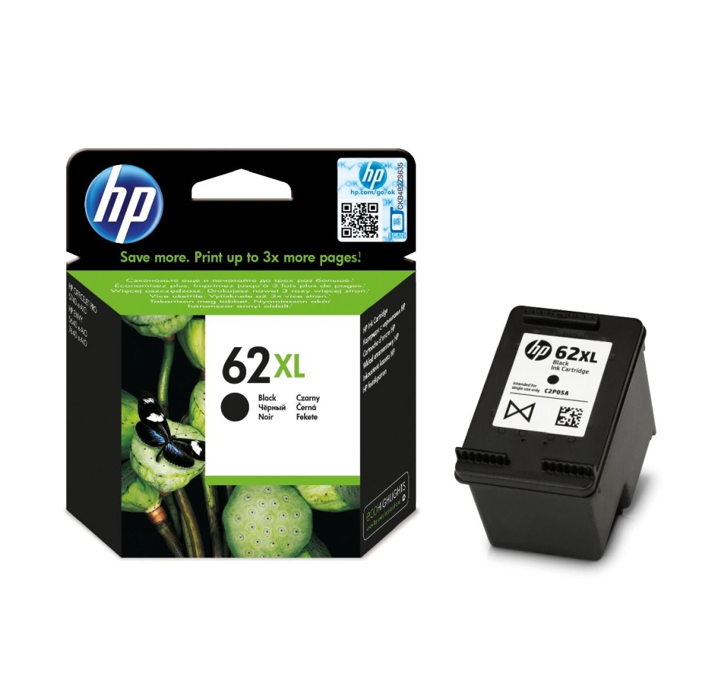 Мастило за принтер HP 62XL HY Black Original