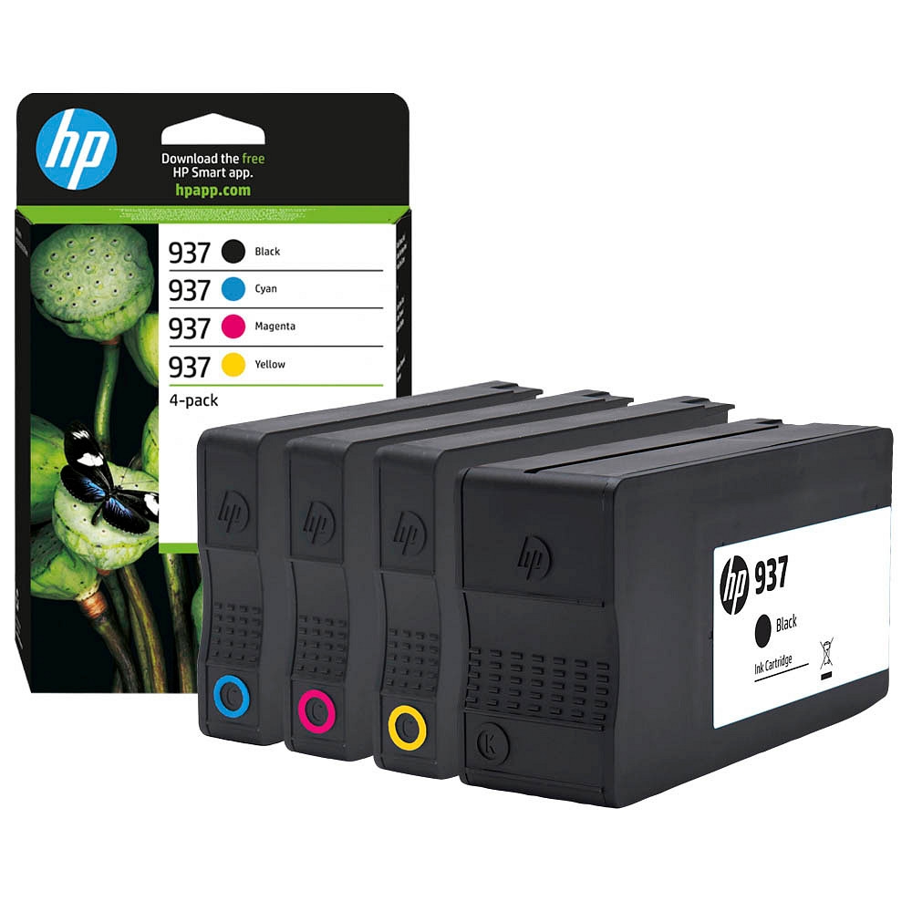 Ink for printer HP 937 CMYK Ink Cartridge 4-Pack