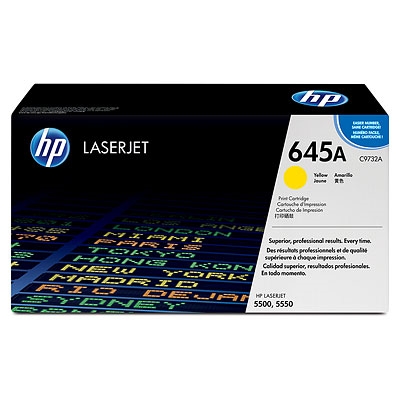 Toner cartridge hp 645a yellow laserjet