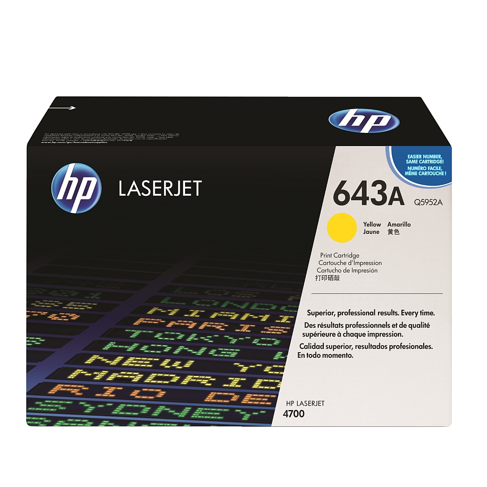Тонер касета HP 643A Yellow LaserJet