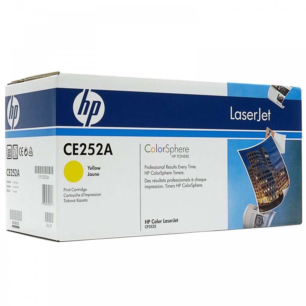 Тонер касета HP Color LaserJet CE252A Yellow