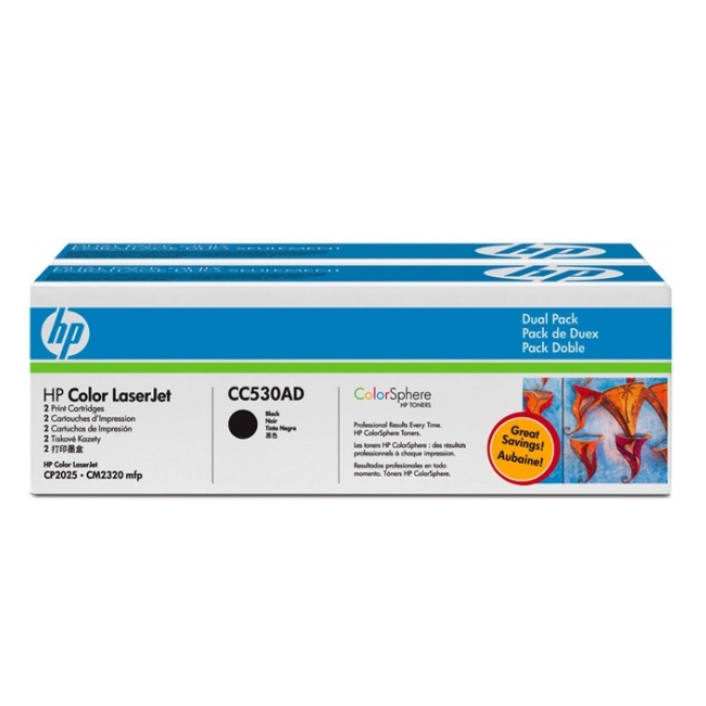 Тонер касета HP 304A 2-pack Black Original