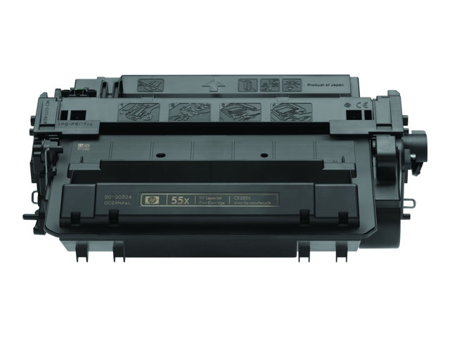Toner cartridge hp 55x black dual pack laserjet