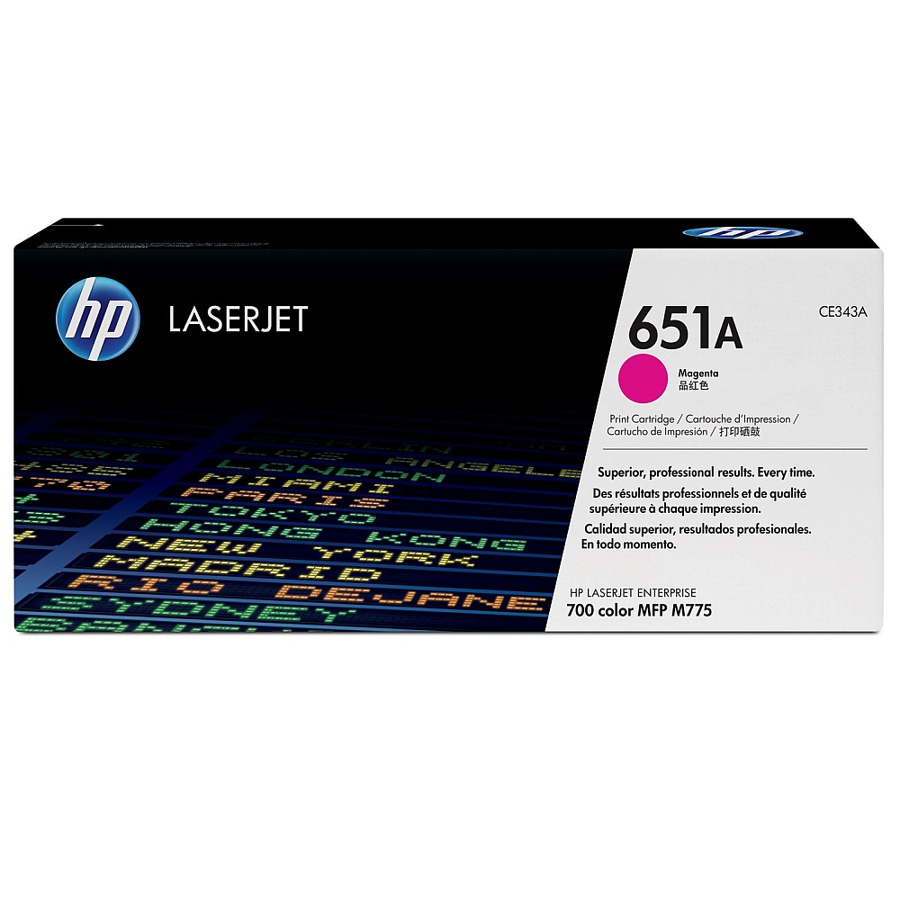 Toner cartridge hp 651a magenta laserjet
