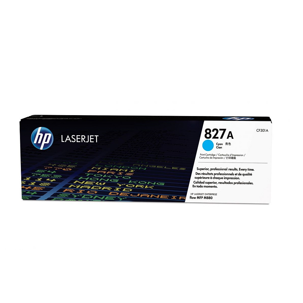 Toner cartridge hp 827a cyan laserjet (cf301a)