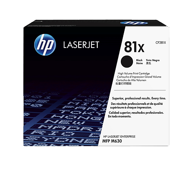 Toner cartridge hp 81x high yield black original laserjet