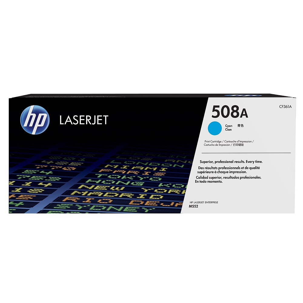 Toner cartridge hp 508a cyan original laserjet (cf361a)