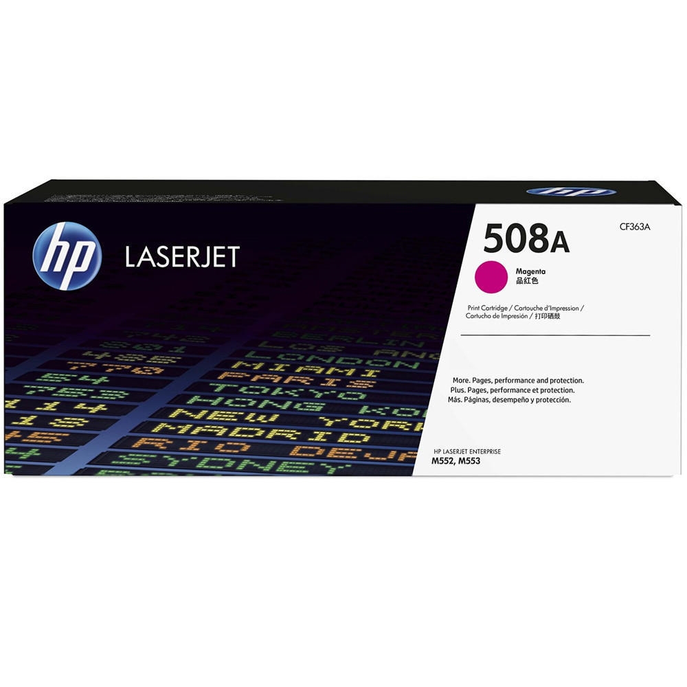 Toner cartridge hp 508a magenta original laserjet (cf363a)