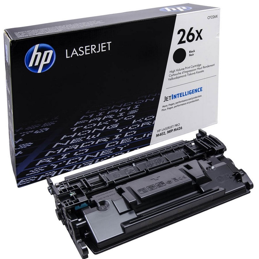Toner cartridge hp 26x high yield black original laserjet (cf226x)