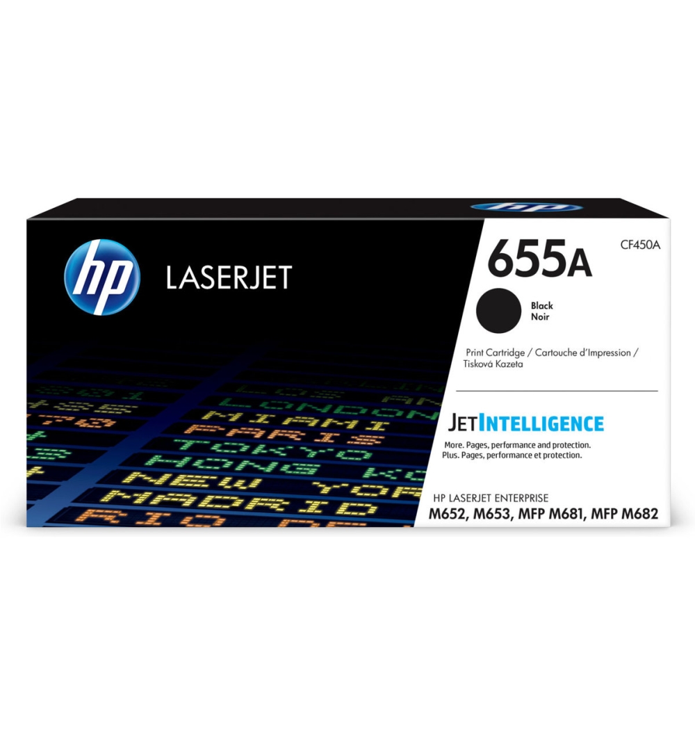 Toner cartridge hp 655a black original laserjet (cf450a)