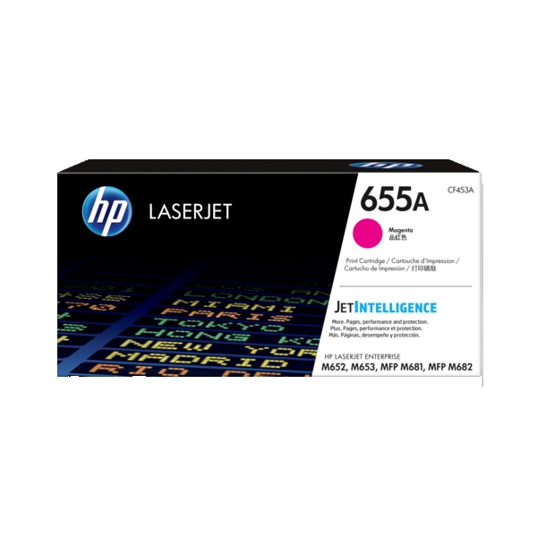 Toner cartridge hp 655a magenta original laserjet (cf453a)
