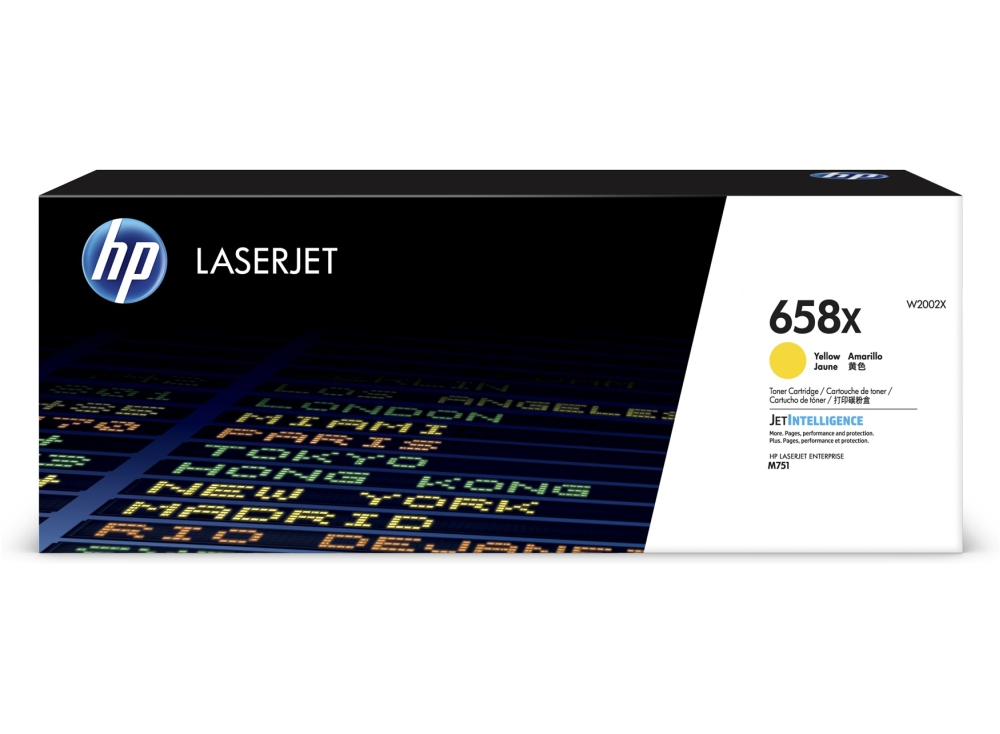 Тонер касета HP 658X Yellow LaserJet