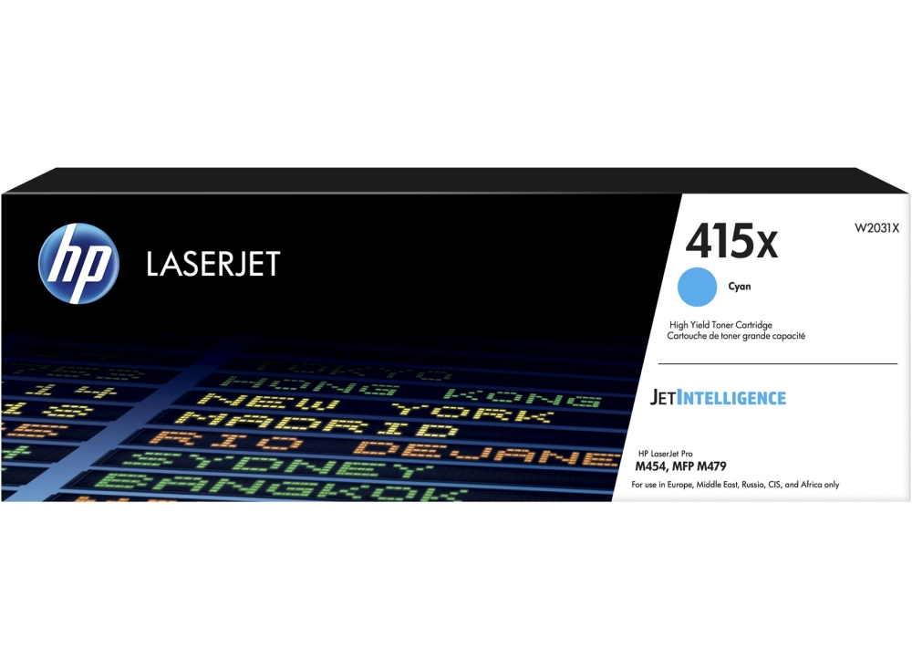 Тонер касета HP 415X Cyan LaserJet