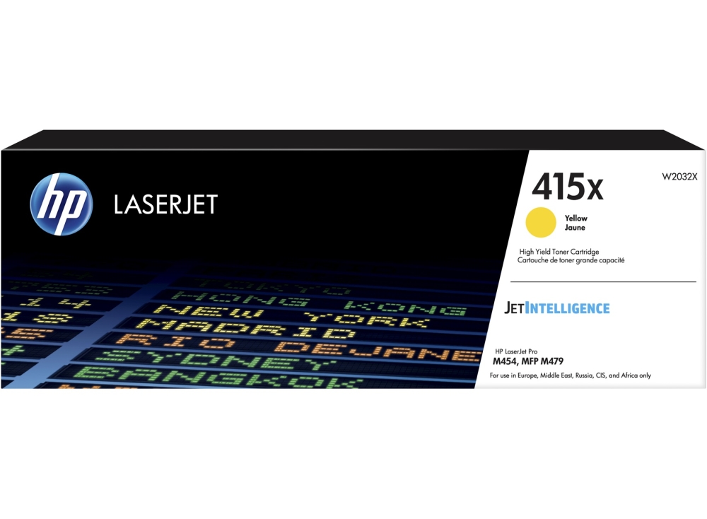 Toner cartridge hp 415x yellow laserjet