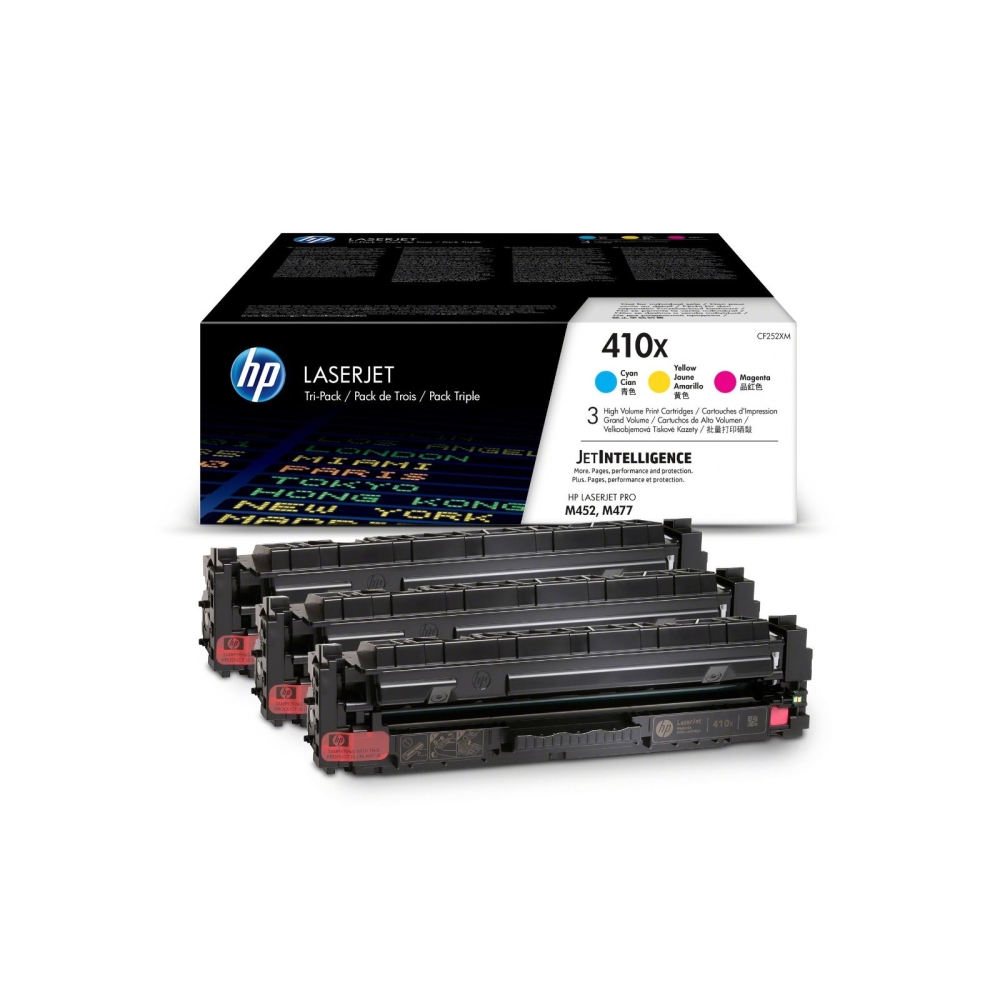Тонер касета HP 410X 3-pack High Yield C/M/Y Original