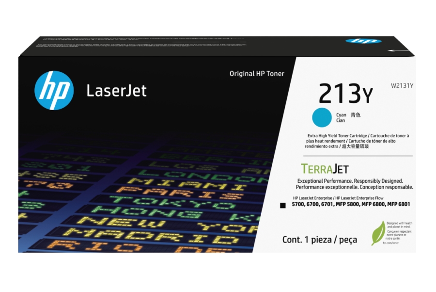 Тонер касета HP 213Y Cyan Original