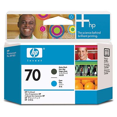 Consumable hp 70 matte black and cyan printhead